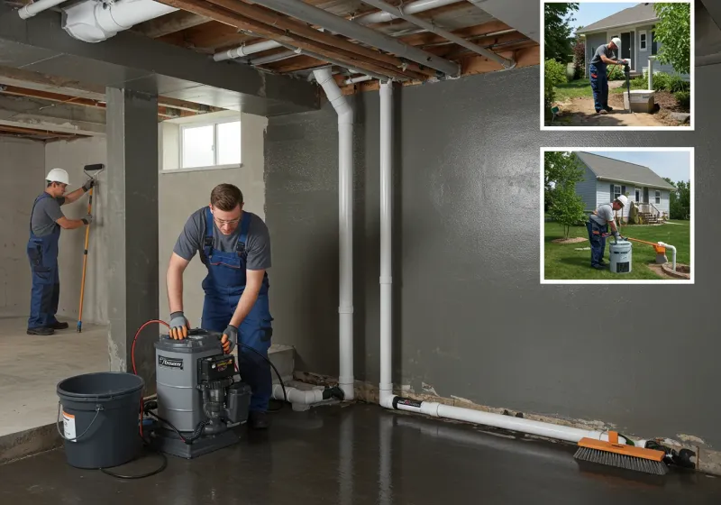 Basement Waterproofing and Flood Prevention process in Vincennes, IN